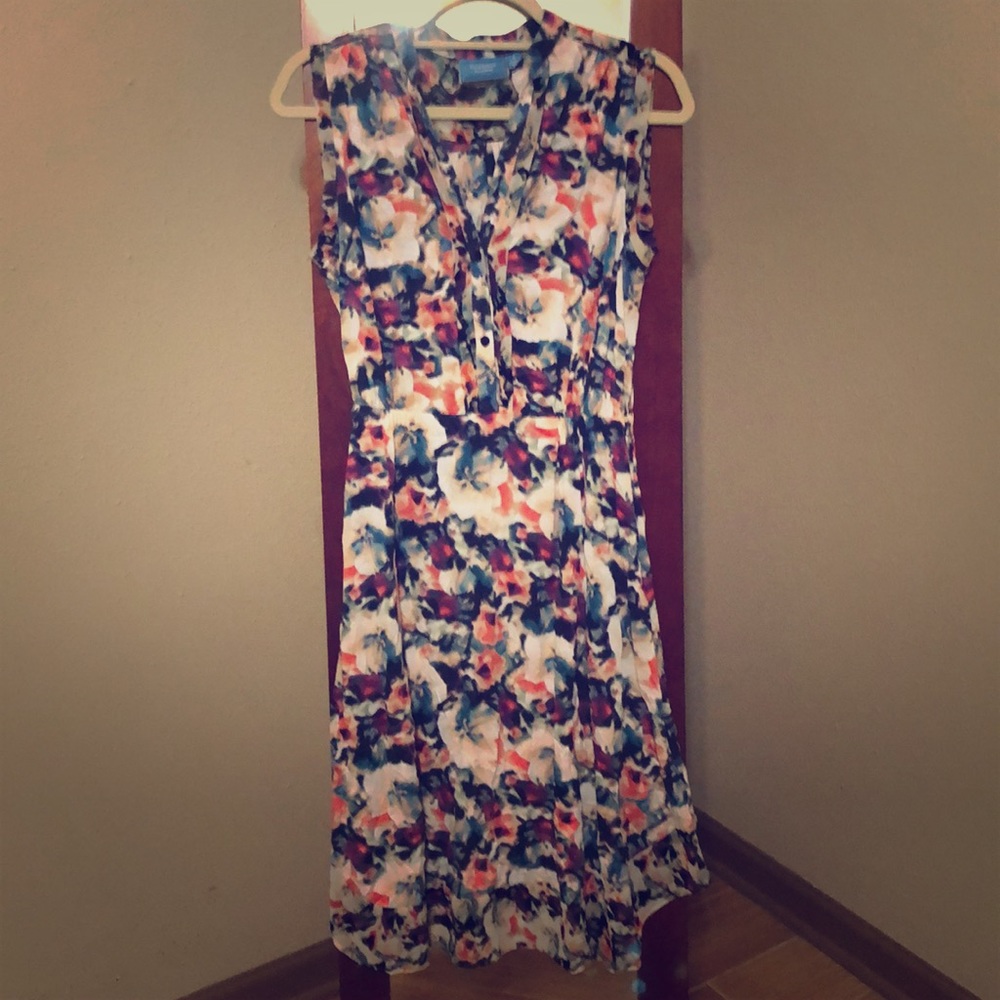 Fun & Colorful Sleeveless Dress - Simply Vera - M